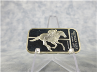 SECRETARIAT Official Triple Crown Winner .999 Fine Silver Ingot Collection (Silver Creations Ltd., 1973)