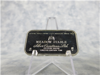 SECRETARIAT Official Triple Crown Winner .999 Fine Silver Ingot Collection (Silver Creations Ltd., 1973)
