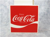 Vintage 1970's Coca-Cola 14-3/4" Plastic Corner/Triangle Wall Mount Thermometer 