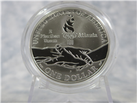 1995-P Atlanta Olympics 2 Coin Silver Proof Set Track and Field / Cycling