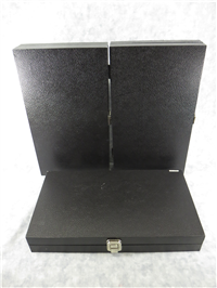 Black Imitation Leather DISPLAY CASE/HOLDER for Displaying 20 Zippo Lighters