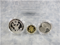 2008 Bald Eagle Gold Silver 3 Coin Proof Set