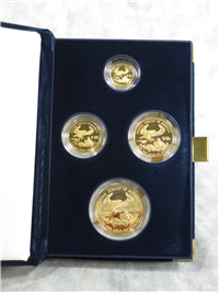 2007 4 Coin Gold Proof Set American Eagle