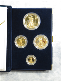 2007 4 Coin Gold Proof Set American Eagle