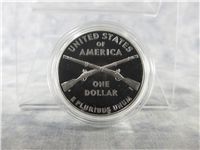 United States Army Infantry Soldier Commemorative Silver Proof Dollar in Box with COA (US Mint, 2012-W)