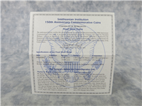 1996-P Smithsonian Proof Silver Dollar