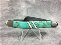2002 Case EX318 SS Turquoise & Mother of Pearl Stockman
