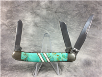 2002 Case EX318 SS Turquoise & Mother of Pearl Stockman