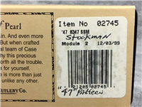 2000 Case 8347 SS Mother of Pearl Stockman