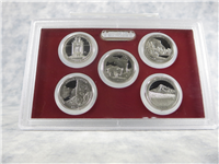 2010-s America the Beautiful Quarters silver Proof Set (5 coins)