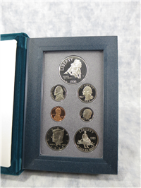 1995 Civil War Battlefield Prestige Proof Set (dark green box 7 coins)
