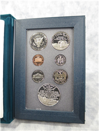1995 Civil War Battlefield Prestige Proof Set (dark green box 7 coins)