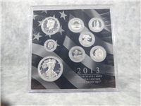 2013 Limited Edition Silver Proof Set (black box, 8 coins)