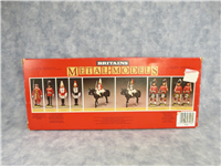 1984 Hand Painted 3 MOUNTED LIFEGUARDS Britains Metal-Models Set #7228