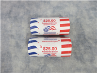 ABRAHAM LINCOLN Philadelphia & Denver $25 Roll PR7 & PR8 Lot (U.S. Mint, 2010)