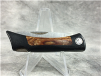 BROWNING 803 Black with Wood Inlay 2-5/8" Lockback