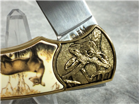 FRANKLIN MINT Deer Folding Lockback Collector Knife