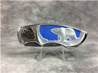 FRANKLIN MINT Polar Bear Single Blade Folding Collector Knife