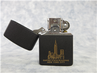 EMPIRE STATE BUILDING NEW YORK CITY Black Matte Lighter (Zippo, 1996)