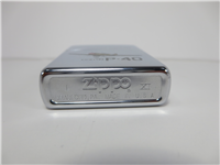 Vintage Aircraft CURTISS P-40 Polished Chrome Lighter (Zippo, 1995)