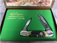 Rare 1999 REMINGTON UMC Limited Edition 1/1500 Stag Canoe Wildlife Knife
