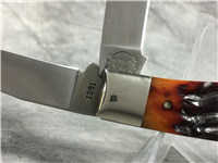 Rare 1999 REMINGTON UMC 100th Anniv ATA Cartridge Bone Small Trapper Knife