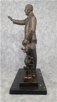 PARTNERS 14-3/4 inch Bronze Statue on Marble Plinth (Disney, Blaine Gibson, 1990-2000)