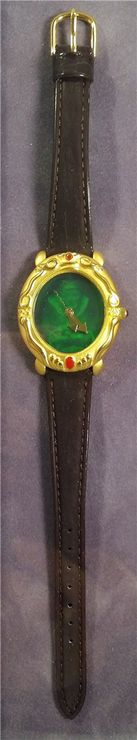 One-Of-A-Kind EVIL QUEEN/OLD HAG Signed & Framed Original Disney Parks Artist Sketch, 3D Magic Mirror Watch & Collector's Pins