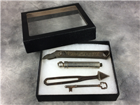 KEEN KUTTER & SCHRADER  Tool Lot - Box Cutter, Key, Airplane Tire Gauge, Reamer