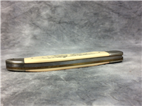 SCHRADE SC-500 Scrimshaw Bison Lockback  w/ Sheath