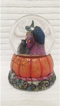 BREWING UP TROUBLE 6 inch Musical Snow Globe (Jim Shore, Enesco, 4015696, 2009)