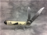 1999 Case 6249 CV Smooth Natural Harbor Games Scrimshaw Copperhead