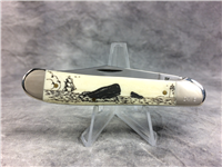 1999 Case 6249 CV Smooth Natural Harbor Games Scrimshaw Copperhead