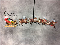 UP UP & AWAY Animated / Rotating Reindeer & Sleigh (Dept. 56, #52593)