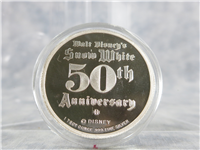 1987  Walt Disneys Classic Snow White 50th Anniversary Doc Silver Medal 