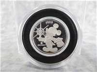 Mickey's Holiday Treasures 4th Edition 1 Oz .999 Fine Silver Proof Medal (Rarities Mint, 1989)