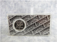 1987  Walt Disneys Snow White 50th Anniversary Grumpy Silver Medal 