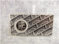 1987  Walt Disneys Snow White 50th Anniversary Sneezy Silver Medal 