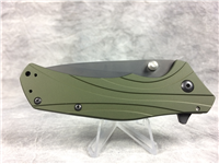 KERSHAW KAI Knockout 1870OLBLK Olive & Black Speedsafe Framelock Folder Knife