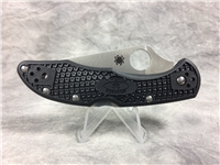 SPYDERCO C11FPBK Delica 4 Flat Ground Black FRN VG-10 Folding Lockback Knife