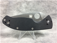 SPYDERCO C122GP Tenacious Black G-10 Folding Linerlock