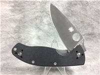 SPYDERCO C122GP Tenacious Black G-10 Folding Linerlock