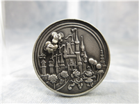 Vintage Disney WDW Pewter Earrings, Pin/Brooch, Necklace, 4-In-1 Miniature Jewlery Box Set
