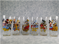 Vintage 1978 Pepsi 'Happy Birthday Mickey' Collector Series Set of 6 Glasses