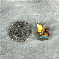 GUS from Cinderella 5/8" Olszewski Miniature Figurine (Disney, Goebel 177-P, 1991)