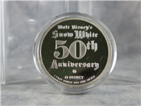 1987  Walt Disneys Classic Snow White 50th Anniversary Prince Silver Medal 