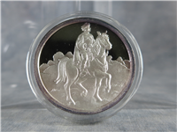 1987  Walt Disneys Classic Snow White 50th Anniversary Prince Silver Medal 