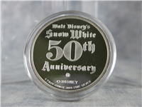 1987  Walt Disneys Classic Snow White 50th Anniversary Sleepy Silver Medal 