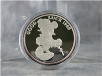 1989 Rarities Mint Mickeys Magic Good Luck 2nd Edition Silver Medal 