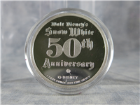 1987 Walt Disney's Classic Snow White 50th Anniversary HUNTER & QUEEN 1 Ounce .999 Fine Silver Proof Medal